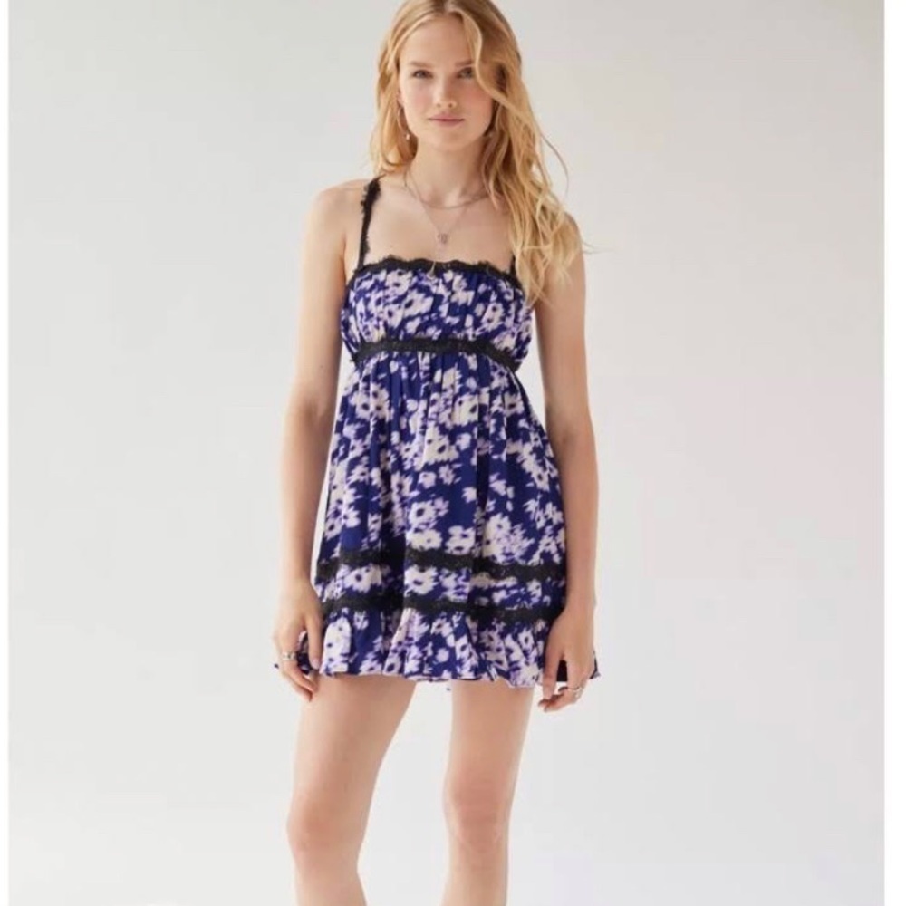 Urban Outfitters Purple Eliana Slip Dress Medium
